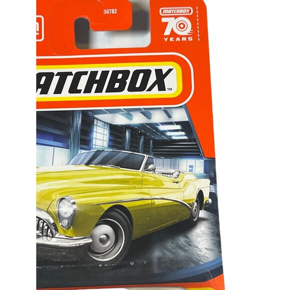 Matchbox 1953 Buick Skylark Convertible Yellow 70 Years 1:64 Diecast Car - Picture 5 of 9